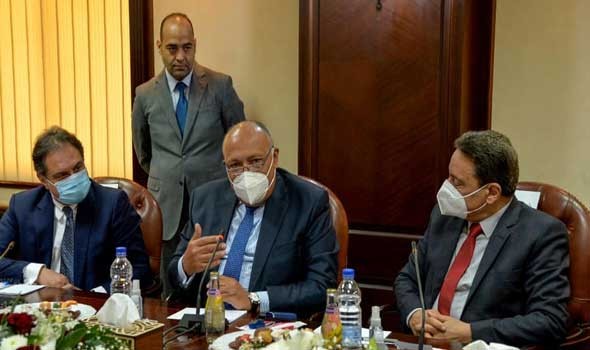   مصر اليوم - وزراء خارجية مصر والأردن وفلسطين يناقشون جهود إعادة مسار السلام