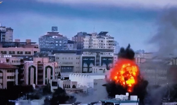   مصر اليوم - إطلاق صاروخ من غزة فوق أشكول والقبة الحديدية تعترضه
