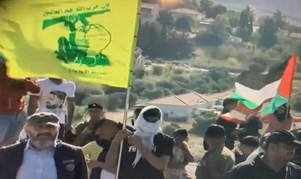   مصر اليوم - حزب الله ينشر صورًا لمنصة إسرائيلية  قبيل وصول الوسيط الأميركي إلى بيروت