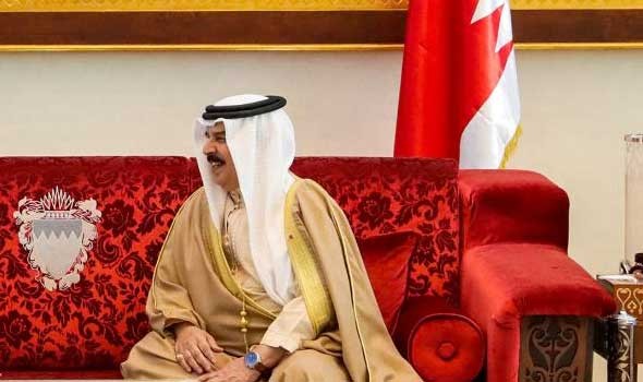 ملك البحرين يبعث ببرقية عزاء للرئيس بوتين في ضحايا الهجوم الإرهابي