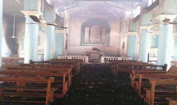   مصر اليوم - حريق في كنيسة غرب القاهرة يودي بحياة أكثر من ٤١ شخصاً أثناء قدّاس الأحد