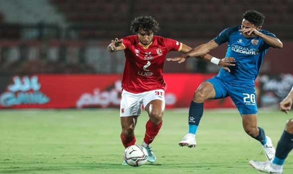 محمد هاني يقود الجبهة اليمنى للأهلي في مباراة فاركو بالدوري