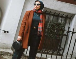   مصر اليوم - تَصاميم مَلابس مُحجبات للجسم الكمثري من مُدونات الموضة