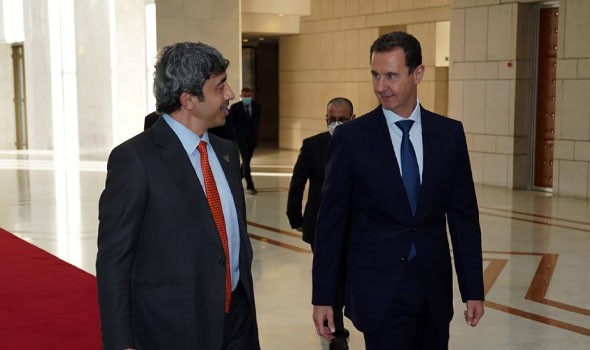   مصر اليوم - واشنطن تعبر عن قلقها بعد لقاء الأسد وعبد الله بن زايد في دمشق