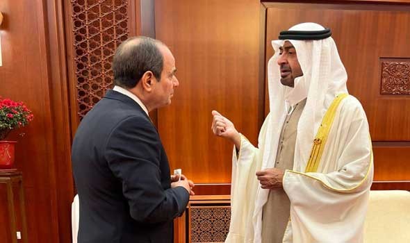   مصر اليوم - الرئيس السيسي يهنئ رائد الفضاء الإماراتي سلطان النيادي