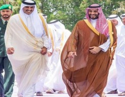   مصر اليوم - ولي العهد السعودي وأمير قطر يبحثان جهود وقف حرب غزة