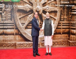   مصر اليوم - الرئيس عبد الفتاح السيسي يلتقي المستشار الألماني في الهند
