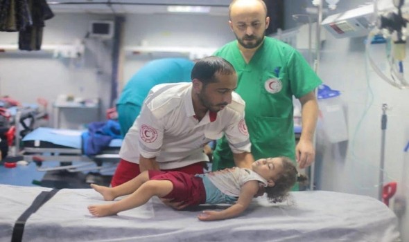 5 جرحى جراء قصف الاحتلال الإسرائيلي على محيط المستشفى الأوروبي بخان يونس