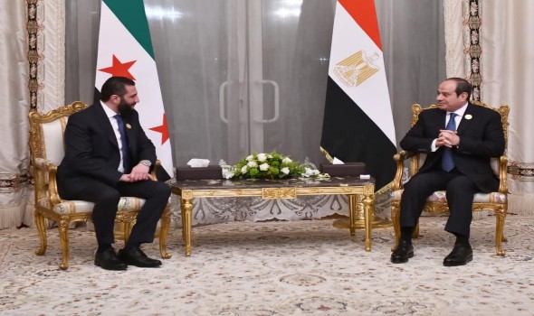 مصر اليوم - الشرع يؤكد للسيسي رغبة سوريا في تعزيز العلاقات مع الدول العربية والرئيس المصري يدعو لإطلاق عملية سياسية شاملة