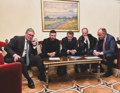   مصر اليوم - القيادة الأوروبية تساند وقف إطلاق النار في أوكرانيا وموسكو تهاجم المقترح