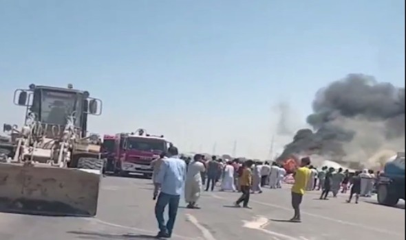   مصر اليوم - قتيلان وثمانية عشر مصابًا في حادث تصادم مروع بطريق الإسكندرية مطروح والصحة تُعلن الاستنفار