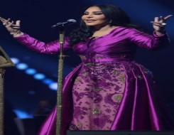 مصر اليوم - أحلام تتألق بإطلالة ملكية فاخرة باللون البنفسجي في حفلها بموسم جدة