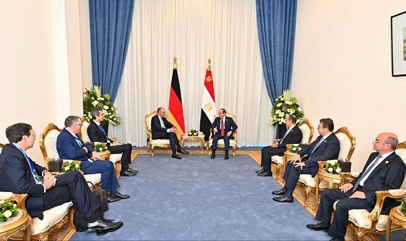   مصر اليوم - الرئيس السيسي يلتقي المستشار الألماني فريدريش ميرتس ويبحثان سبل تعزيز التعاون الثنائي وجهود تثبيت وقف إطلاق النار في غزة