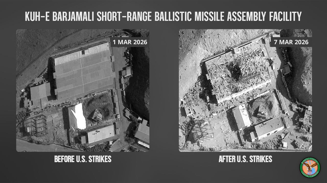 مصر اليوم - ترمب يهدّد إيران بضرب محطات الطاقة بعد نشر صور منشأة صواريخ دُمرت في مارس