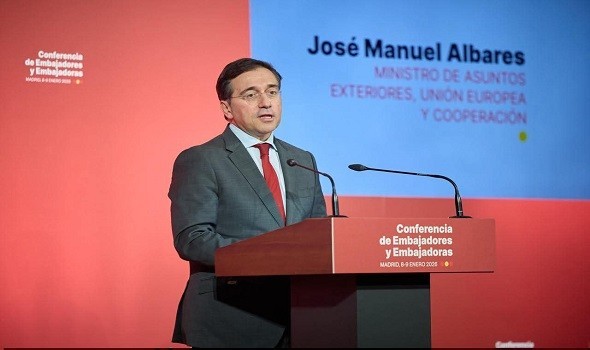   مصر اليوم - وزير الخارجية الإسباني يؤكد رفض السلوك المسيء في مباراة مصر وإسبانيا