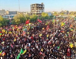 مصر اليوم - وصول نعش خامنئي إلى مشهد في ختام مراسم تشييع حاشدة امتدت 6 أيام بين إيران والعراق