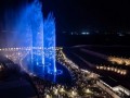مصر اليوم - عسير تُعزز جاذبيتها السياحية بتدشين أكبر نافورة في المملكة بمنتجع الوادي